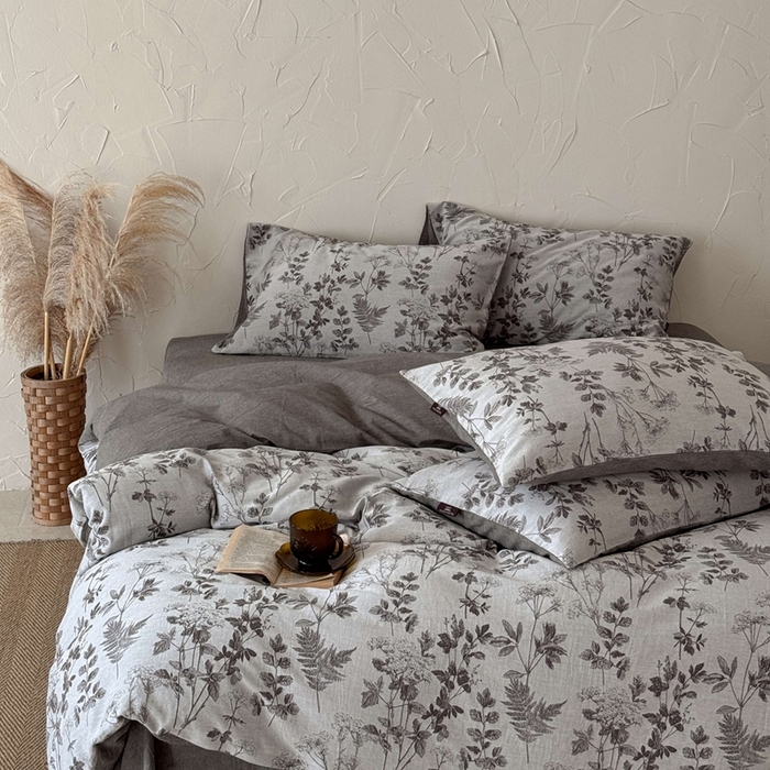 91家纺网 家纺一手货源 找家纺 于果 2025新款全棉纯棉色织提花四件套 兰亭序