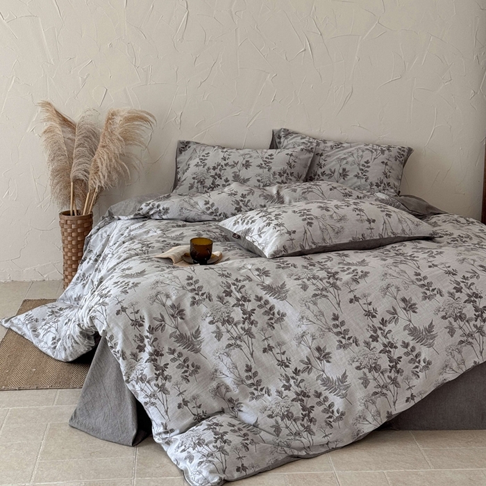 91家纺网 家纺一手货源 找家纺 于果 2025新款全棉纯棉色织提花四件套 兰亭序