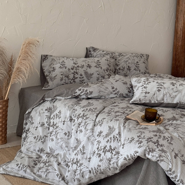 91家纺网 家纺一手货源 找家纺 于果 2025新款全棉纯棉色织提花四件套 兰亭序