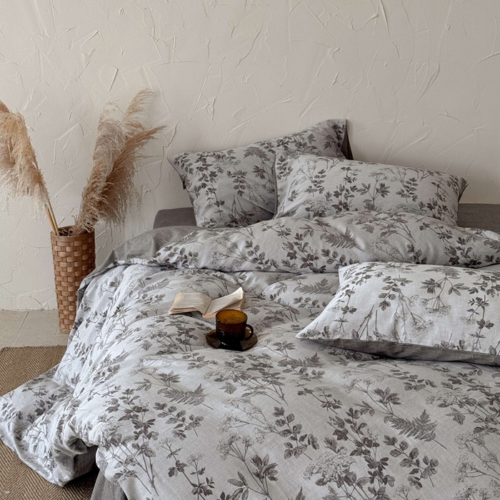 91家纺网 家纺一手货源 找家纺 于果 2025新款全棉纯棉色织提花四件套 兰亭序