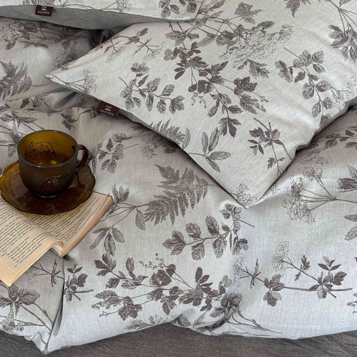 91家纺网 家纺一手货源 找家纺 于果 2025新款全棉纯棉色织提花四件套 兰亭序