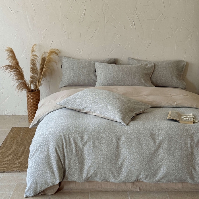 于果 2025新款全棉纯棉色织提花四件套 莫兰