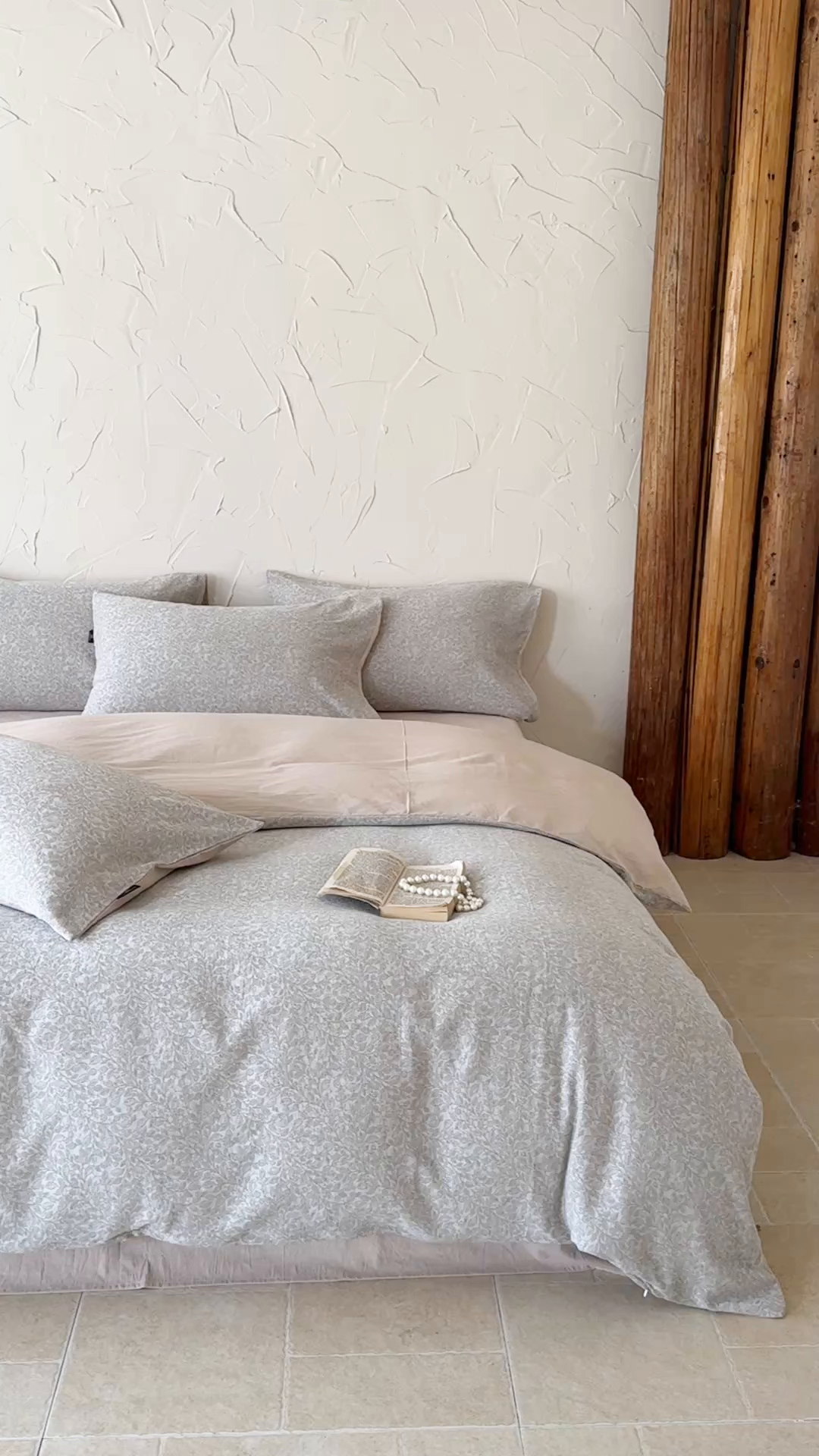 91家纺网 家纺一手货源 找家纺 于果 2025新款全棉纯棉色织提花四件套 莫兰