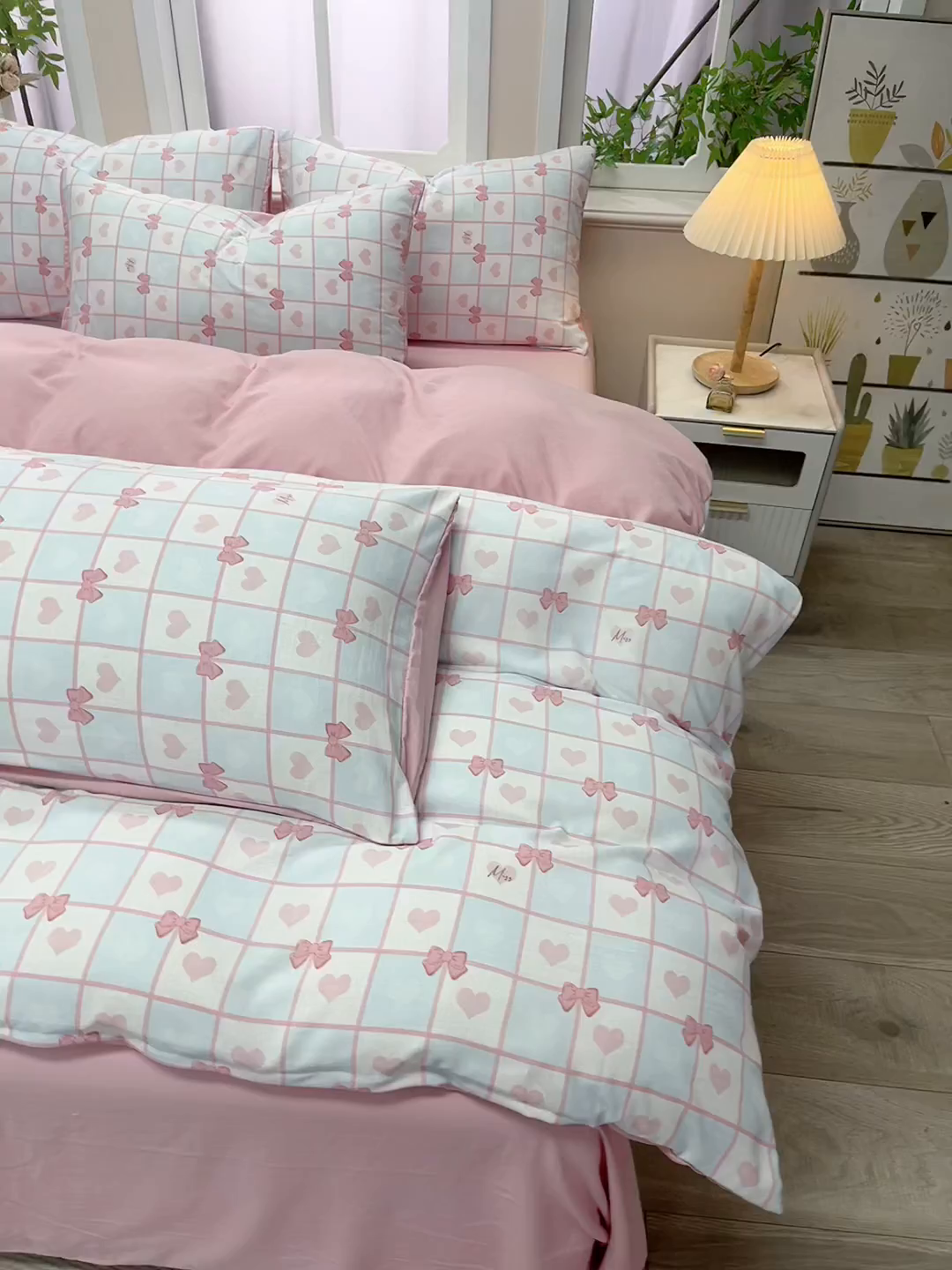 91家纺网 家纺一手货源 找家纺 （总）梦莱家纺 2025新款水洗棉印花四件套