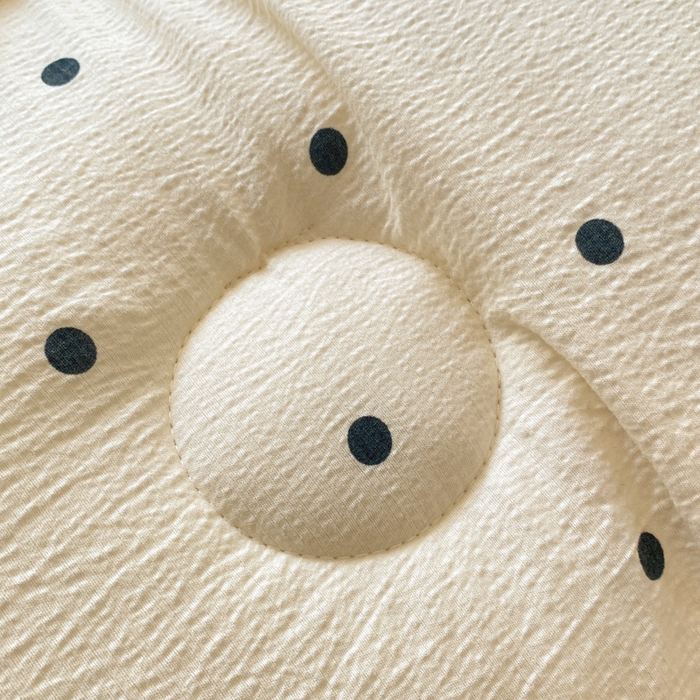 91家纺网 家纺一手货源 找家纺 米乐被业 2025新款毛球豆豆被小清新被子被芯 韩系波点