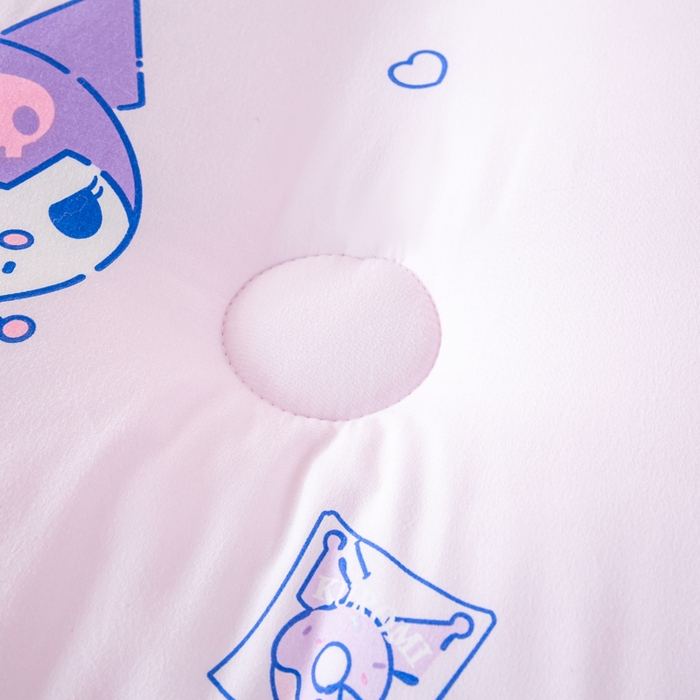 91家纺网 家纺一手货源 找家纺 米乐被业 2025新款三丽鸥水洗棉豆豆被被子被芯冬被 库洛米之心