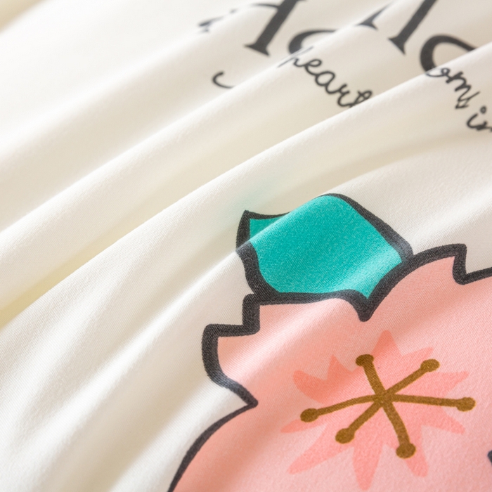 91家纺网 家纺一手货源 找家纺 米乐被业 2025新款三丽鸥水洗棉豆豆被被子被芯冬被 樱花KT猫