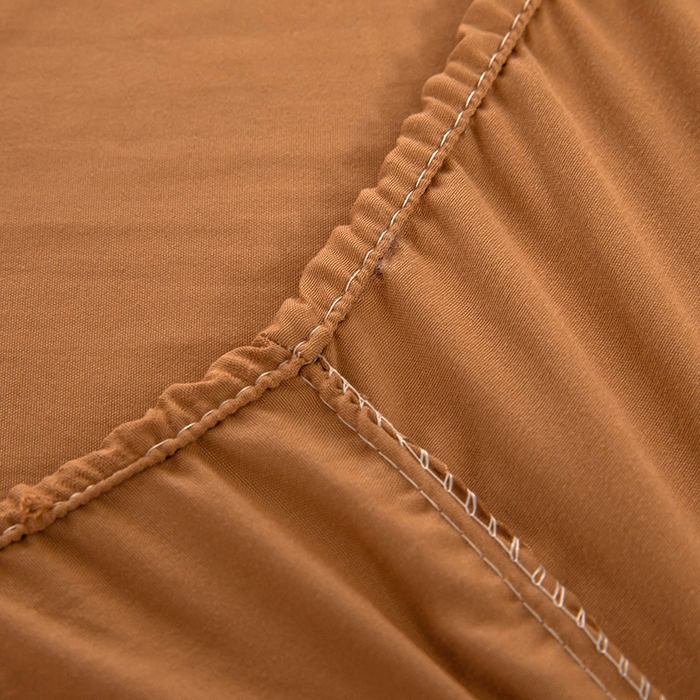 91家纺网 家纺一手货源 找家纺 梦莱家纺 2025新款水洗棉印花单品床笠 皇冠萌犬