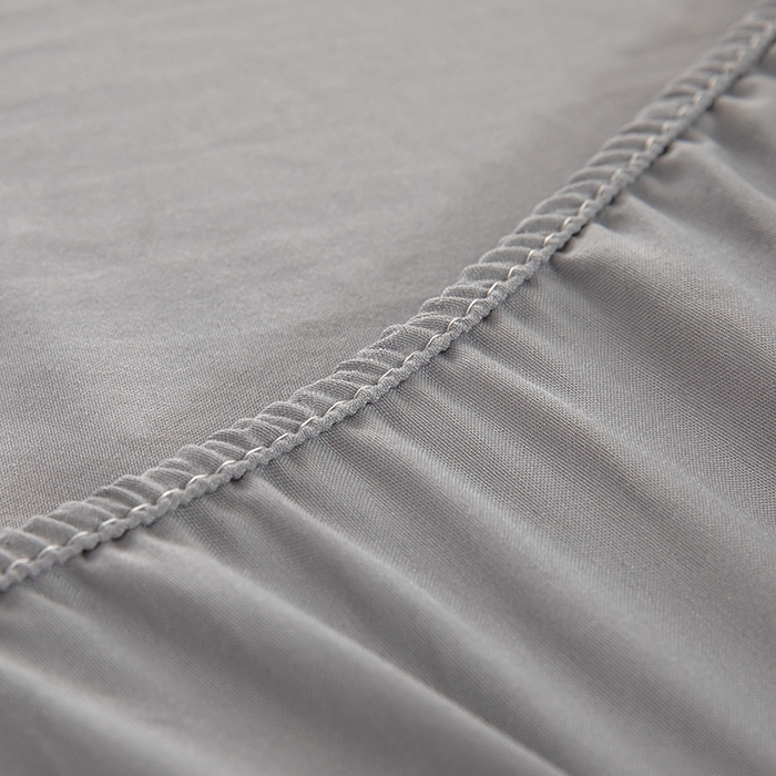 91家纺网 家纺一手货源 找家纺 梦莱家纺 2025新款水洗棉印花单品床笠 墨绘繁花