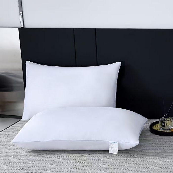 91家纺网 家纺一手货源 找家纺 （总）永乐枕芯 2025新款酒店羽丝绒枕头枕芯头学生计跑量款枕头,白色