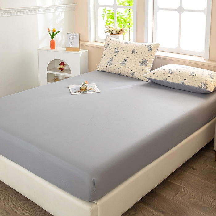 91家纺网 家纺一手货源 找家纺 梦莱家纺 2025新款水洗棉印花单品床笠 玫瑰蝶影