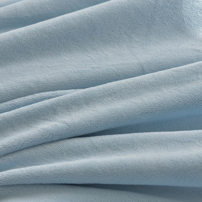 91家纺网 家纺一手货源 找家纺 鑫喜莱家纺 2025新款刺绣双层花边牛奶绒四件套（注意控价 标准尺寸156元，实际售价不得低于控价的价格) 花韵-天蓝