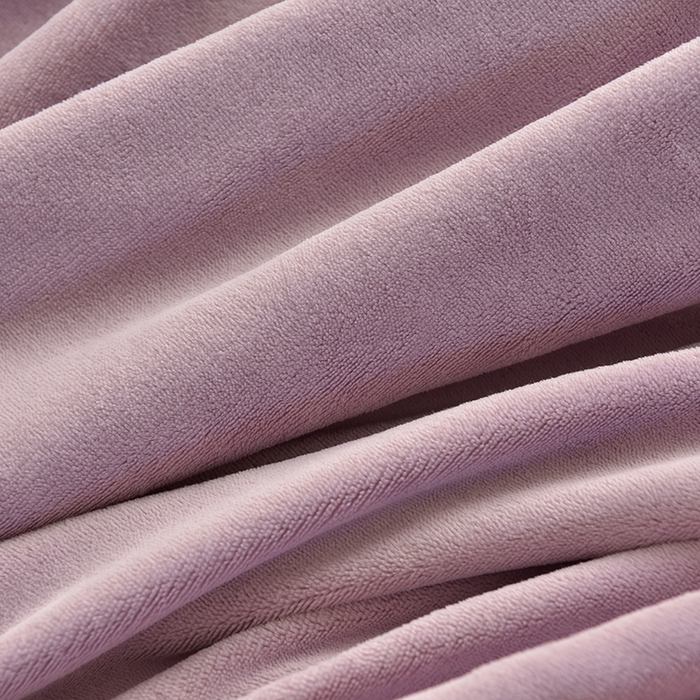 91家纺网 家纺一手货源 找家纺 鑫喜莱家纺 2025新款刺绣双层花边牛奶绒四件套（注意控价 标准尺寸156元，实际售价不得低于控价的价格) 清雅-丁香紫