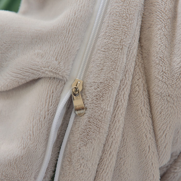 91家纺网 家纺一手货源 找家纺 鑫喜莱家纺 2025新款刺绣双层花边牛奶绒四件套（注意控价 标准尺寸156元，实际售价不得低于控价的价格) 清雅-云母绿