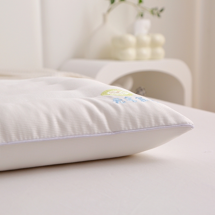 91家纺网 家纺一手货源 找家纺 永乐枕芯 2025新款元气低枕头枕芯-登峰一号 白色