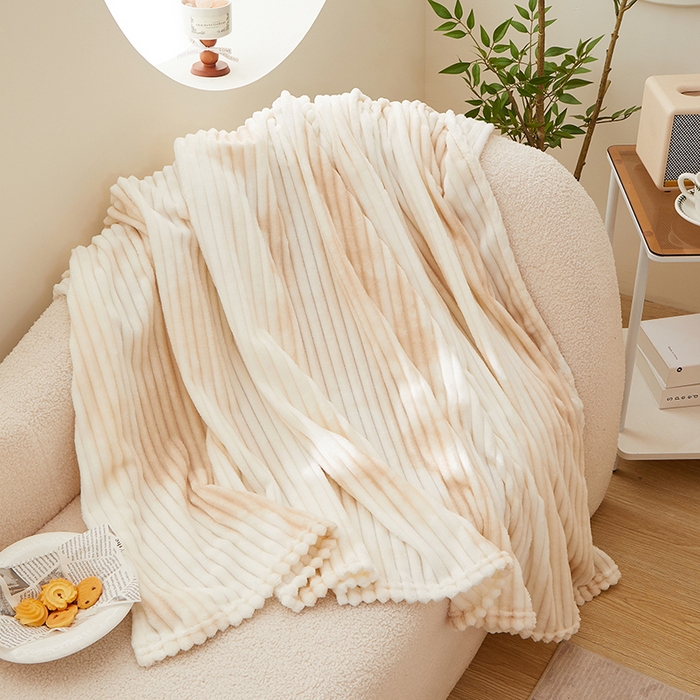 91家纺网 家纺一手货源 找家纺 （总）楼兰公主 2025新款跨境外贸扎染兔毛抽条保暖加厚盖毯毛毯毯子-印花系列