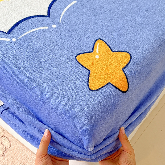 91家纺网 家纺一手货源 找家纺 （总）富馨莱2025年新款牛奶绒印花床笠