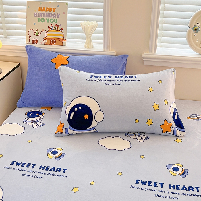 91家纺网 家纺一手货源 找家纺 （总）富馨莱2025年新款牛奶绒印花床笠