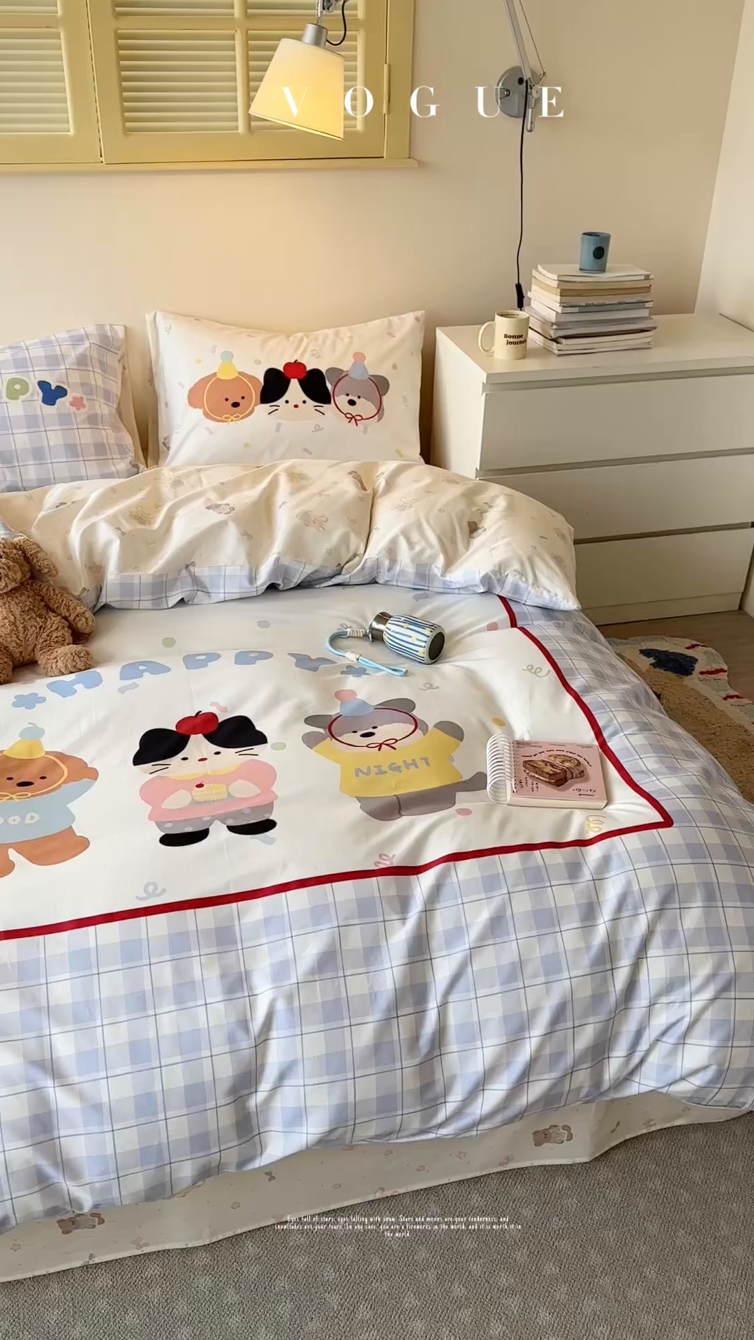 91家纺网 家纺一手货源 找家纺 寐居家纺 2025新款亲肤舒适全棉纯棉数码大阪印花四件套 小伙伴