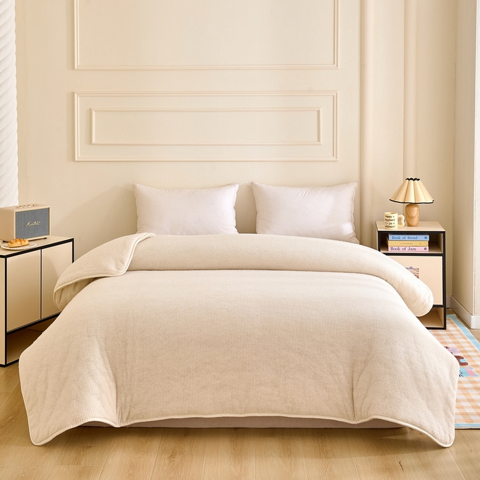 91家纺网 家纺一手货源 找家纺 （总）猎鹿人家纺 2025新款鱼鳞网新疆棉花被芯被子冬被春秋被学生宿舍加厚被褥子四季通用