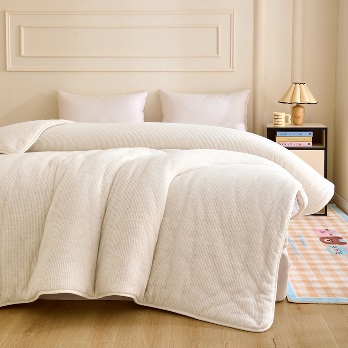 91家纺网 家纺一手货源 找家纺 （总）猎鹿人家纺 2025新款鱼鳞网新疆棉花被芯被子冬被春秋被学生宿舍加厚被褥子四季通用