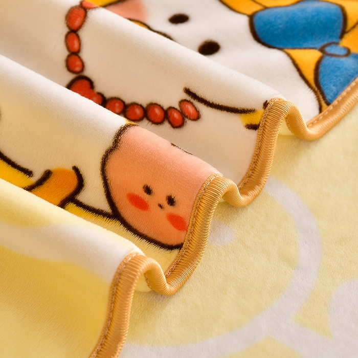 91家纺网 家纺一手货源 找家纺 馨梦缘2025新款爆款高克重印花牛奶绒法莱绒学生三件套 迷你鸭