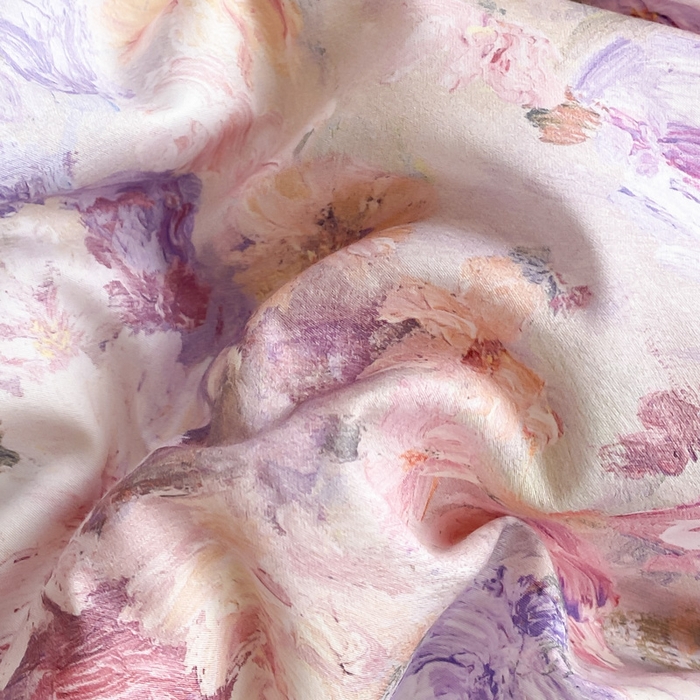 91家纺网 家纺一手货源 找家纺 （总）云栖家居 2025全棉纯棉长绒棉纯棉A类50支数码印花系列四件套-春园