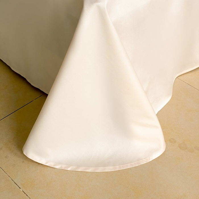 91家纺网 家纺一手货源 找家纺 云栖家居 2025全棉纯棉长绒棉纯棉A类50支数码印花系列四件套-春园 春浔花鉴-香槟