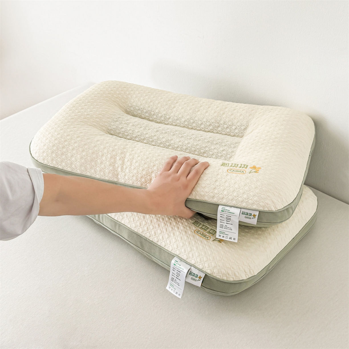 91家纺网 家纺一手货源 找家纺 （总）麦肯锡 2025新款芯决决决明子护颈枕