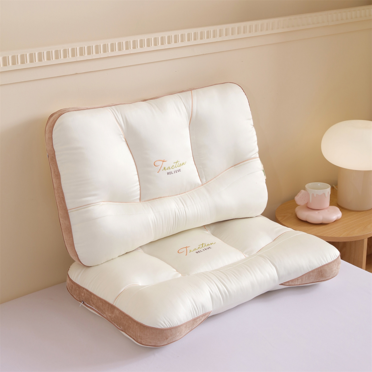 91家纺网 家纺一手货源 找家纺 （总）麦肯锡 2025新款按摩分区护颈枕