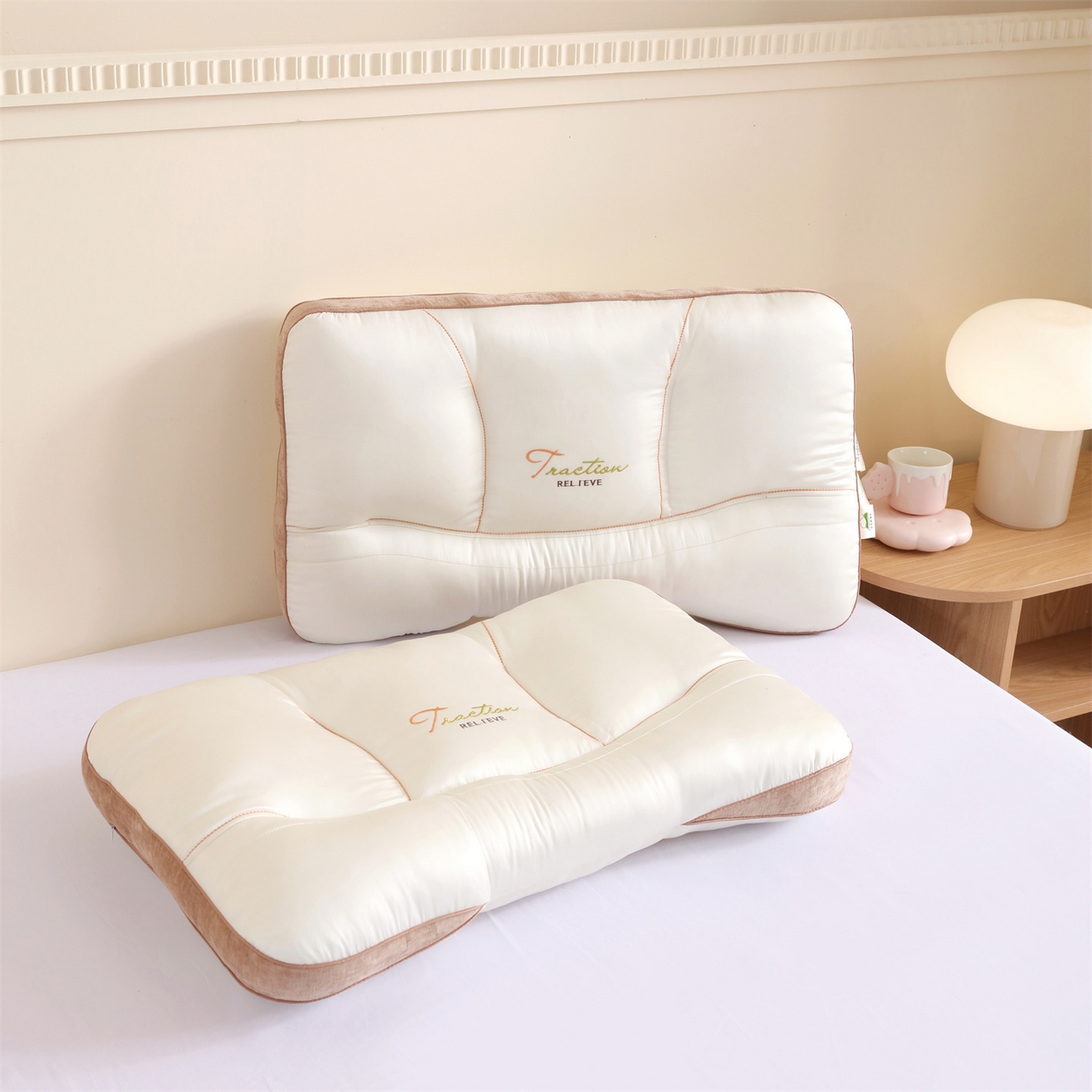 91家纺网 家纺一手货源 找家纺 （总）麦肯锡 2025新款按摩分区护颈枕