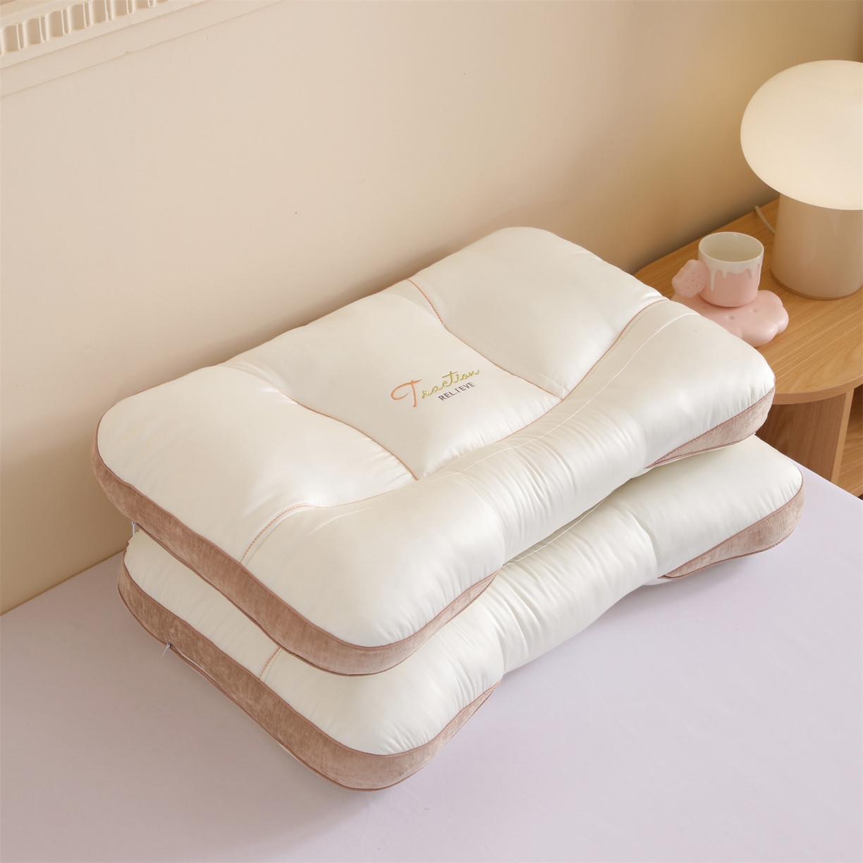 91家纺网 家纺一手货源 找家纺 （总）麦肯锡 2025新款按摩分区护颈枕