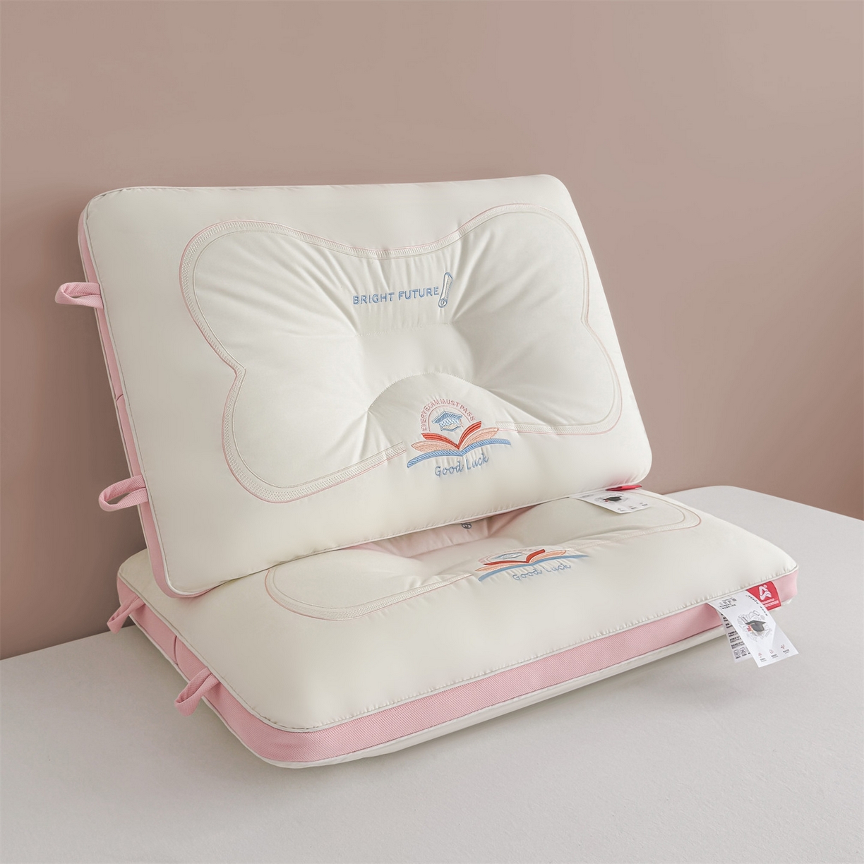 （总）麦肯锡 2025新款A类三防全棉护颈亲子枕