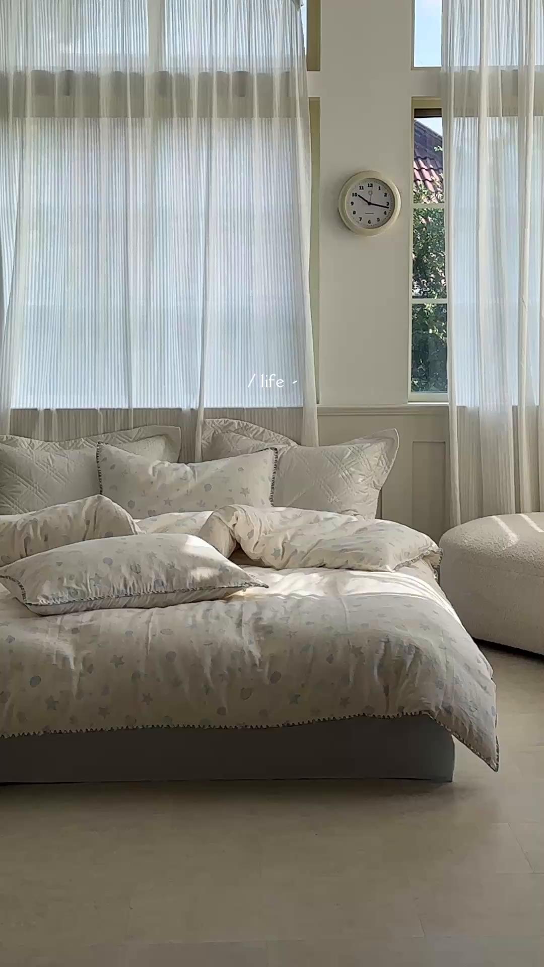 91家纺网 家纺一手货源 找家纺 洋铭区（原狠狠爱） 2025新款全棉纯棉双层纱彩边四件套 阳光海星