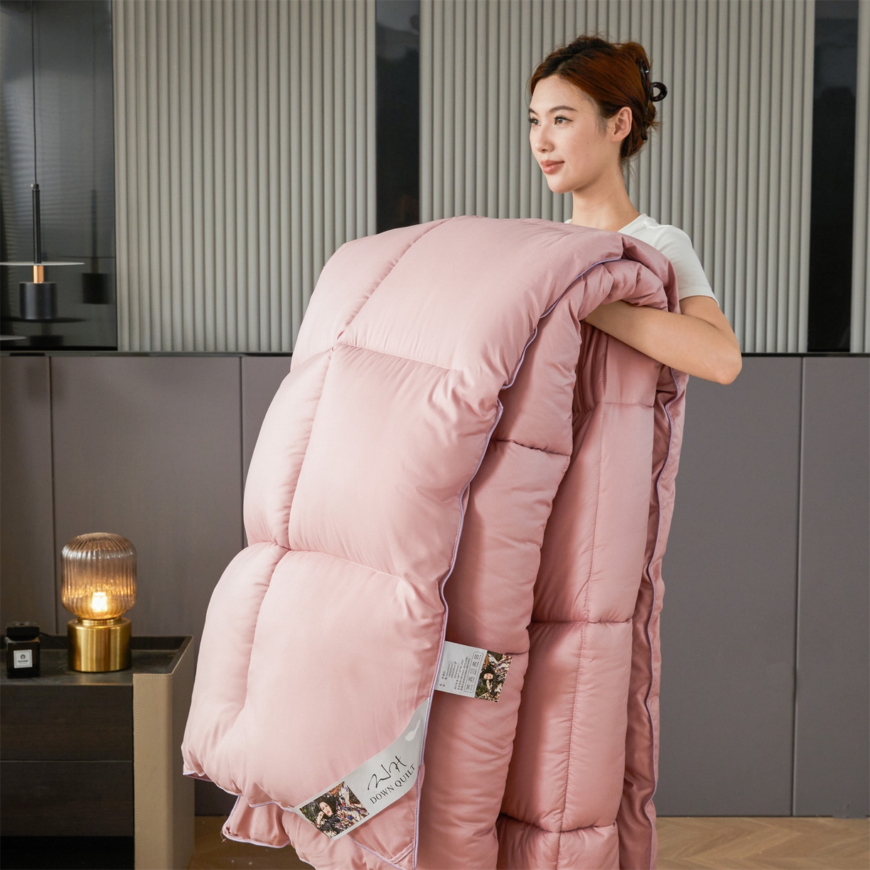 91家纺网 家纺一手货源 找家纺 （总）2025新款羽丝被冬被子被芯大豆被春秋子母被夏被学生单人直播热款