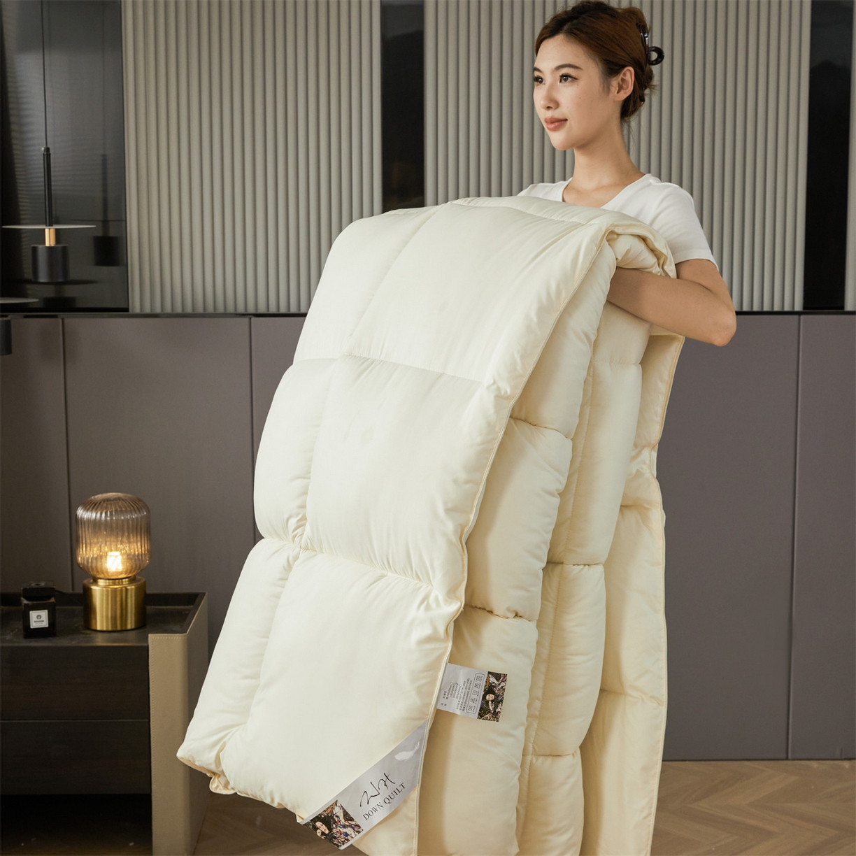 91家纺网 家纺一手货源 找家纺 （总）2025新款羽丝被冬被子被芯大豆被春秋子母被夏被学生单人直播热款