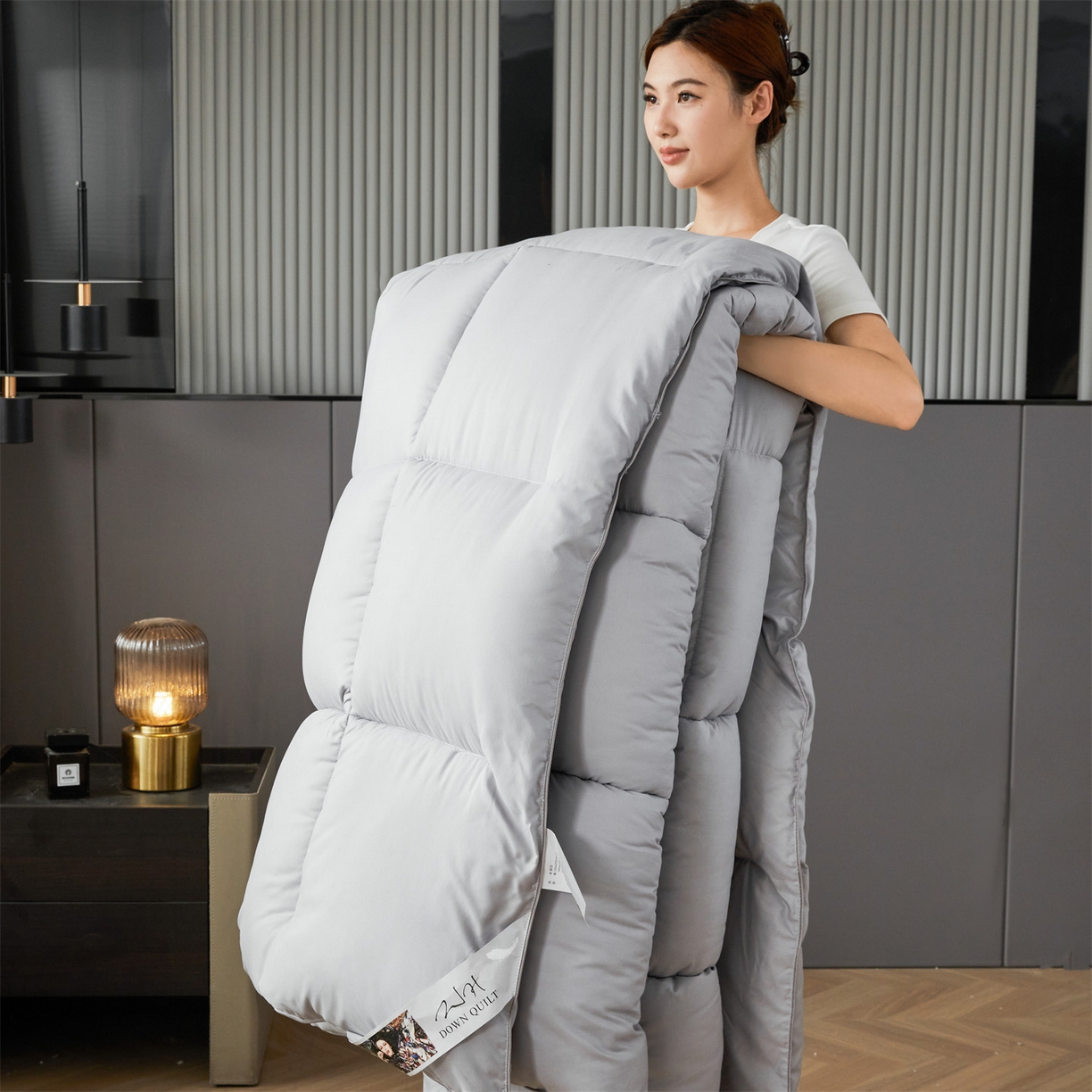 91家纺网 家纺一手货源 找家纺 （总）2025新款羽丝被冬被子被芯大豆被春秋子母被夏被学生单人直播热款