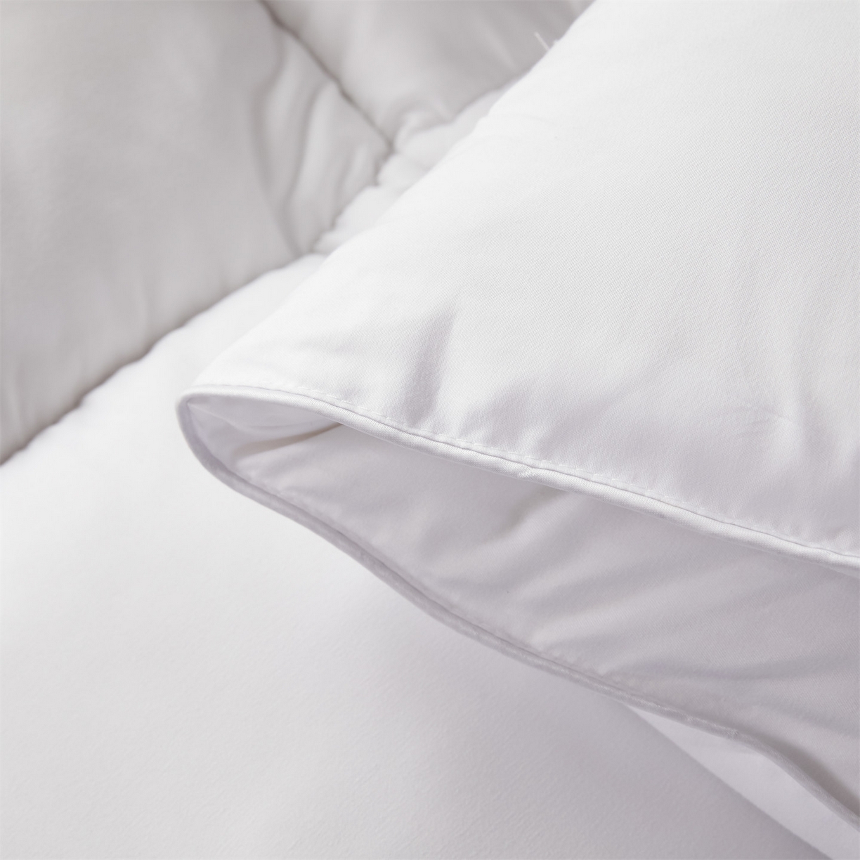 91家纺网 家纺一手货源 找家纺 2025新款羽丝被冬被子被芯大豆被春秋子母被夏被学生单人直播热款 白色