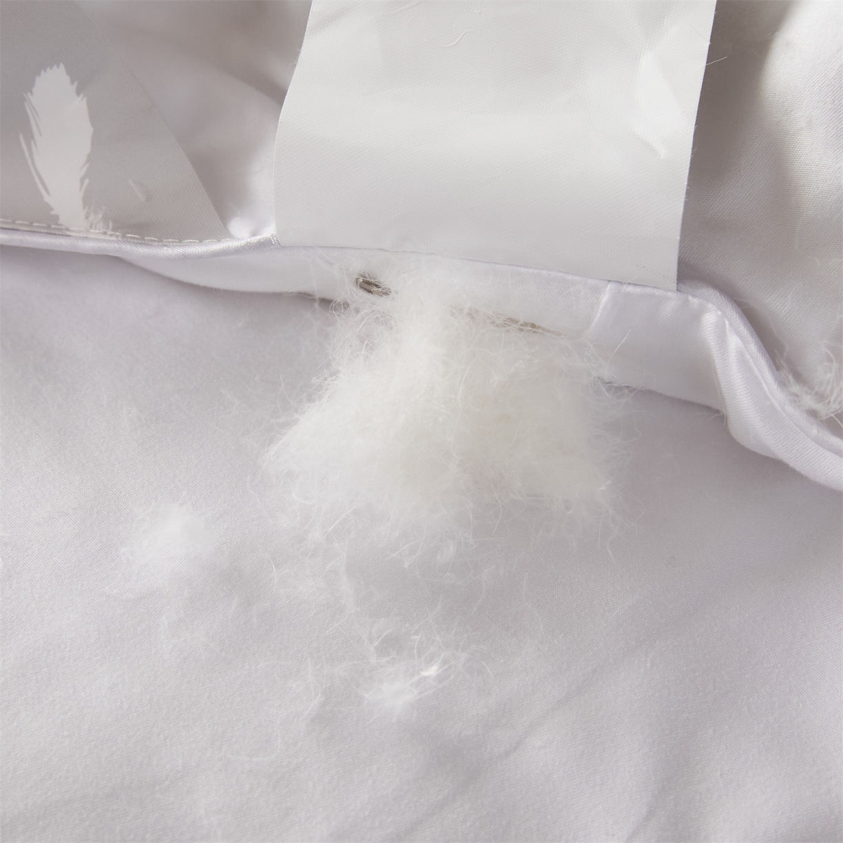 91家纺网 家纺一手货源 找家纺 2025新款羽丝被冬被子被芯大豆被春秋子母被夏被学生单人直播热款 白色