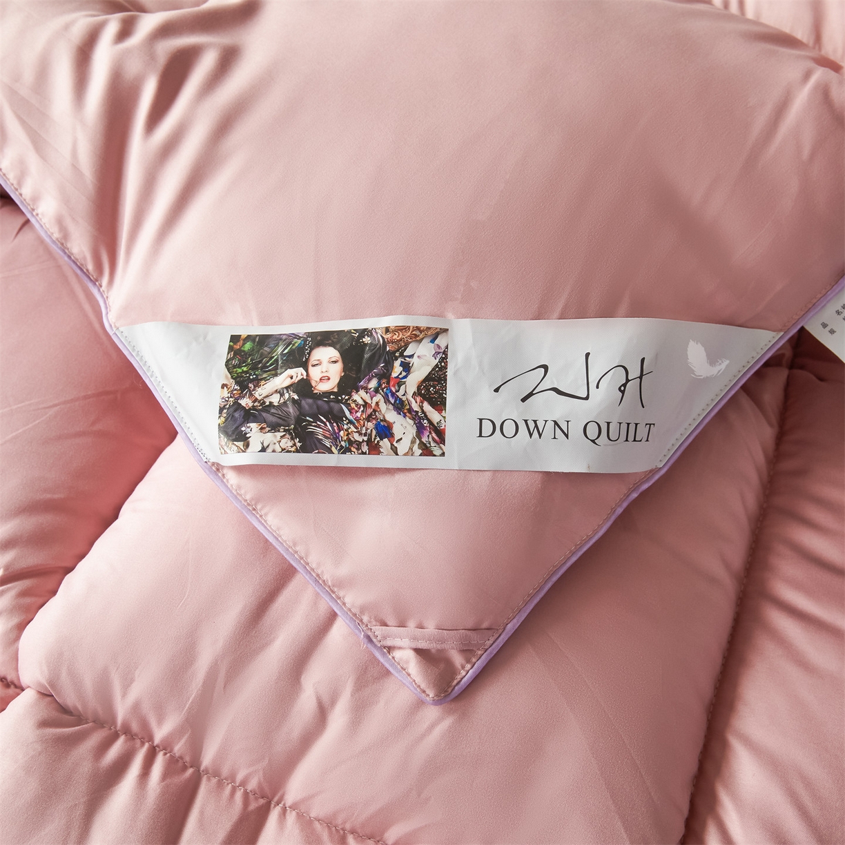 91家纺网 家纺一手货源 找家纺 2025新款羽丝被冬被子被芯大豆被春秋子母被夏被学生单人直播热款 豆沙