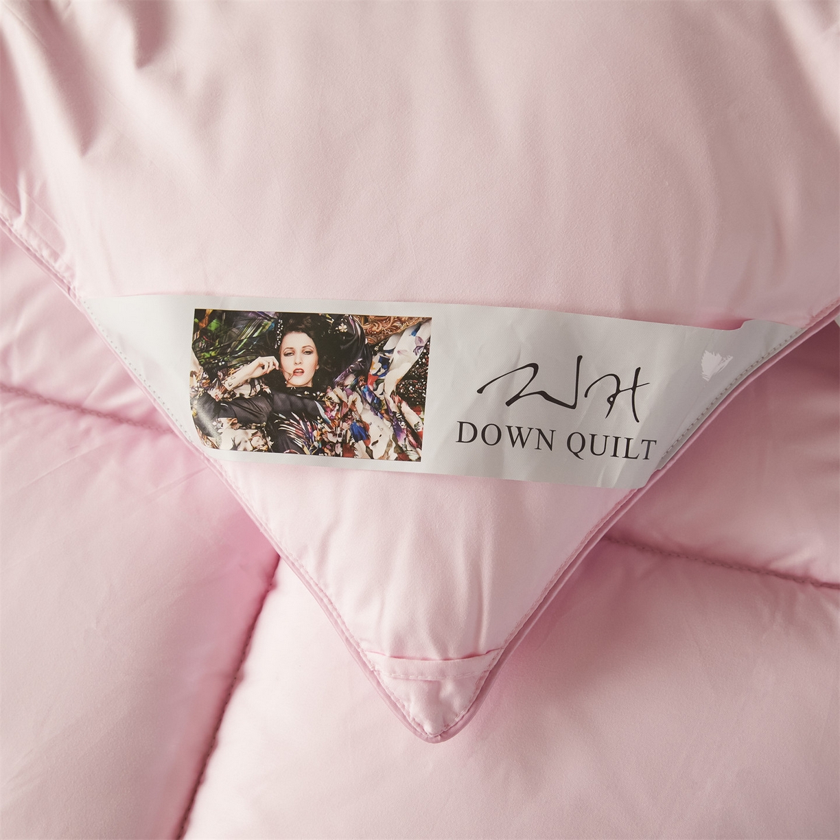 91家纺网 家纺一手货源 找家纺 2025新款羽丝被冬被子被芯大豆被春秋子母被夏被学生单人直播热款 粉色