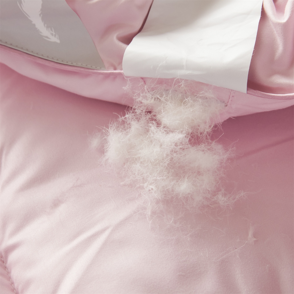 91家纺网 家纺一手货源 找家纺 2025新款羽丝被冬被子被芯大豆被春秋子母被夏被学生单人直播热款 粉色