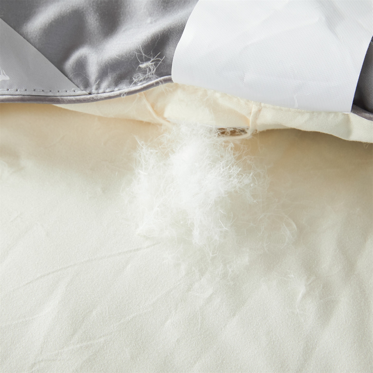 91家纺网 家纺一手货源 找家纺 2025新款羽丝被冬被子被芯大豆被春秋子母被夏被学生单人直播热款 灰米