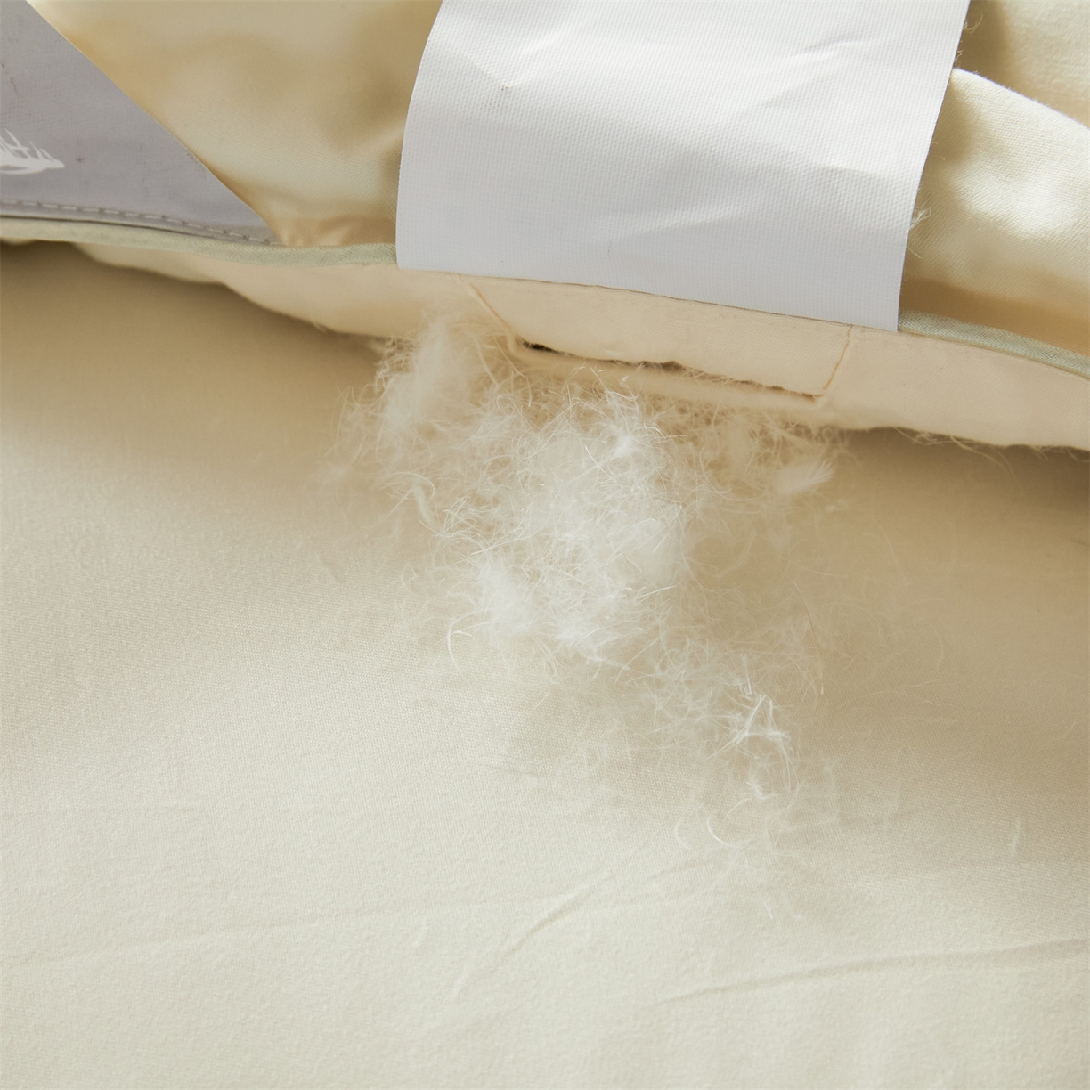 91家纺网 家纺一手货源 找家纺 2025新款羽丝被冬被子被芯大豆被春秋子母被夏被学生单人直播热款 米黄