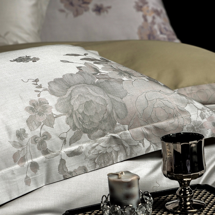 91家纺网 家纺一手货源 找家纺 立奥被业 2025新款天丝棉色织大提花四件套 诗意花颜-绿