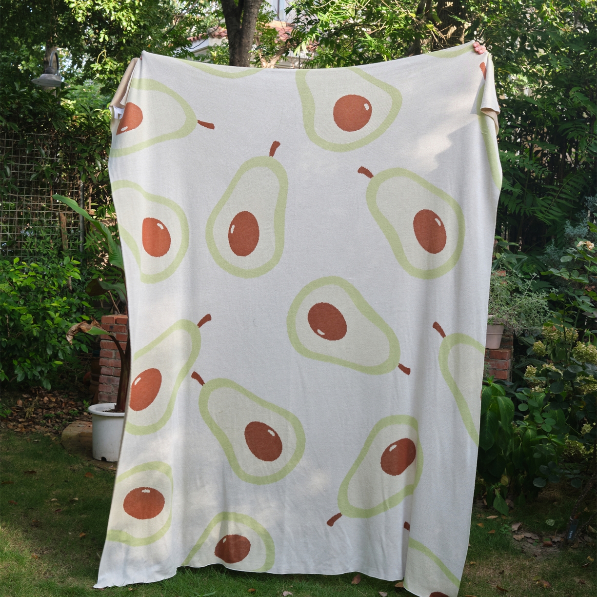 91家纺网 家纺一手货源 找家纺 （总）暖绵绵家纺 2025新款竹纤维牛油果毛毯-艾维卡