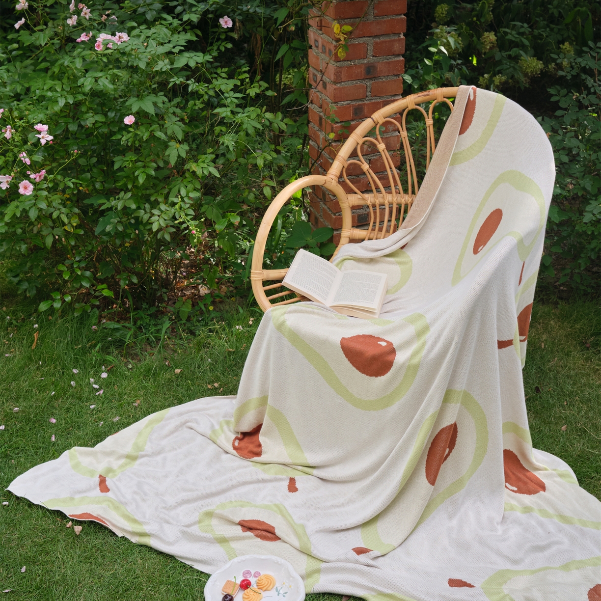 91家纺网 家纺一手货源 找家纺 （总）暖绵绵家纺 2025新款竹纤维牛油果毛毯-艾维卡