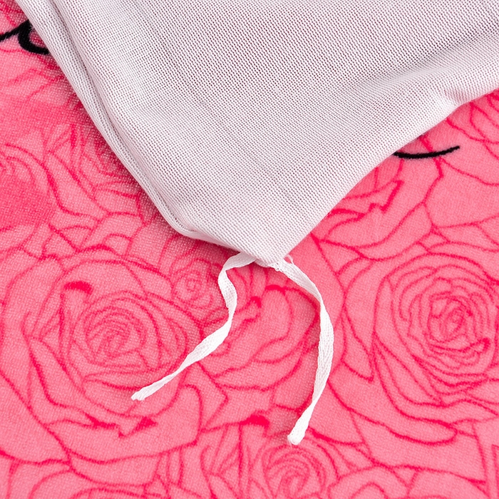 91家纺网 家纺一手货源 找家纺 新8.5-9.5斤法莱绒四件套珊瑚牛奶金貂绒四件套床裙 玫瑰花语