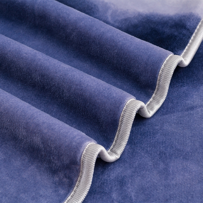 91家纺网 家纺一手货源 找家纺 新8.5-9.5斤法莱绒四件套珊瑚牛奶金貂绒四件套床裙 青山行舟