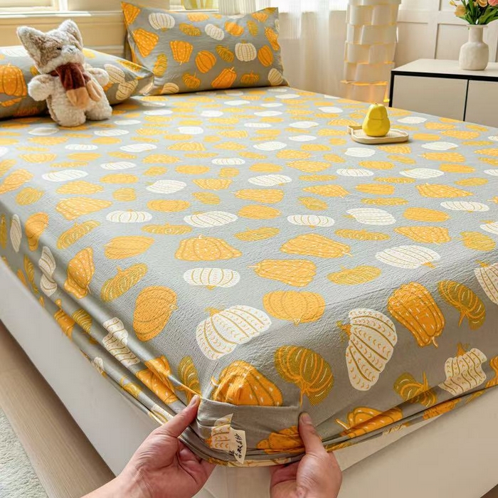 91家纺网 家纺一手货源 找家纺 （总）佑佳家纺2025新款A类高克重水洗棉床笠